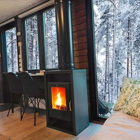 Borealis Village 8 With A Nature View, Fireplace, Sauna, Kitchen *