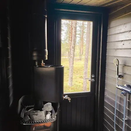 Casa vacanze Borealis Village 8 With A Nature View, Fireplace, Sauna, Kitchen *